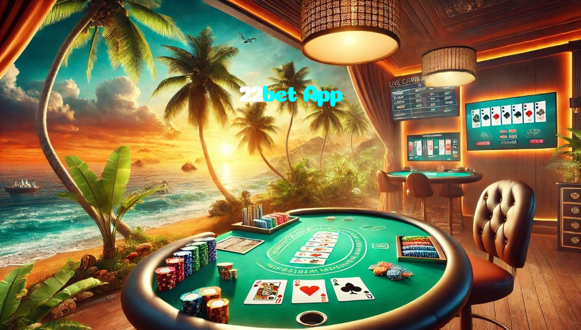 22bet App casino presented on mobile device in Pakistan with slots and live games